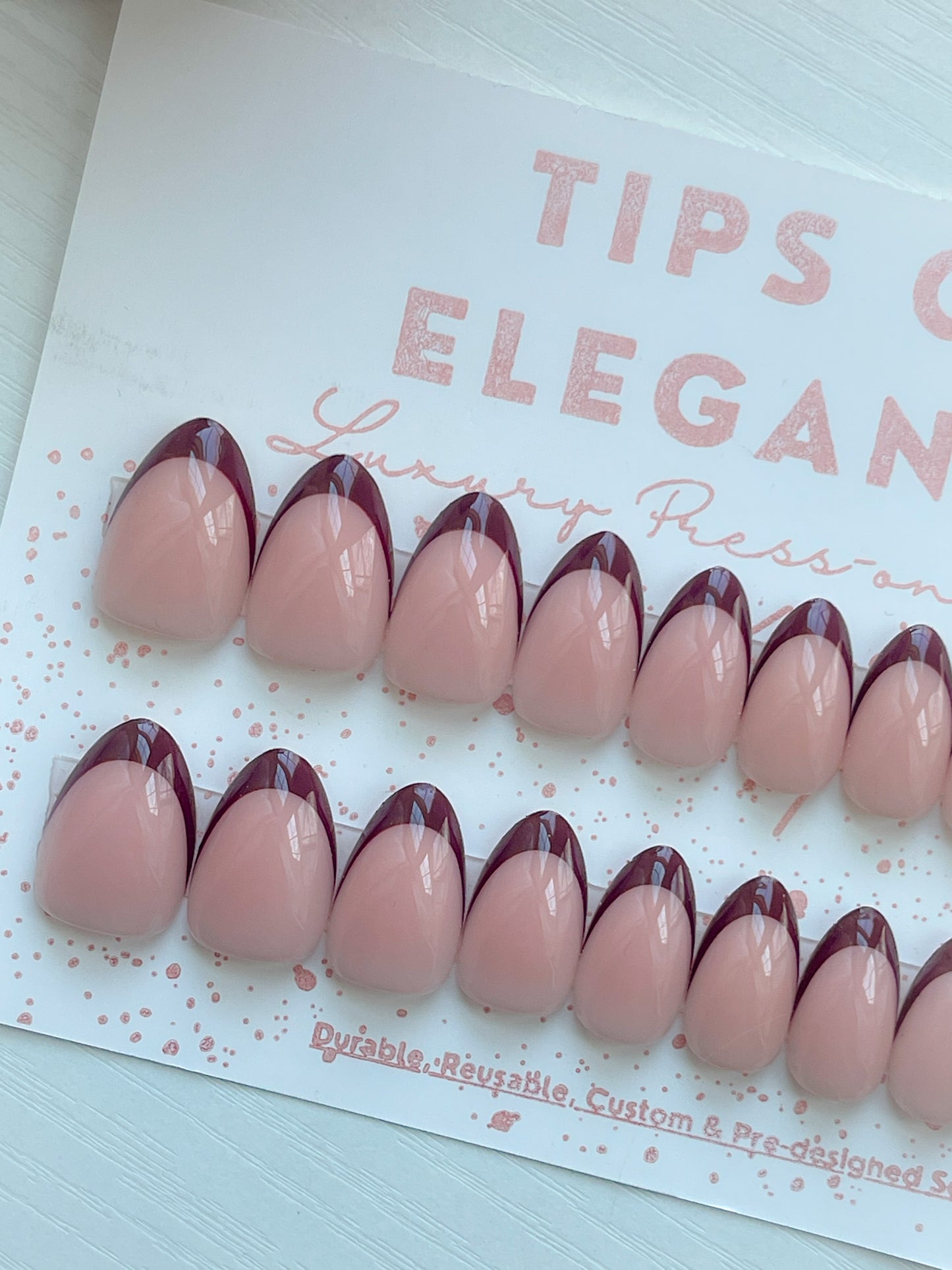 Cocoa Crème| Ready to Ship Press-on Nail set |32 piece