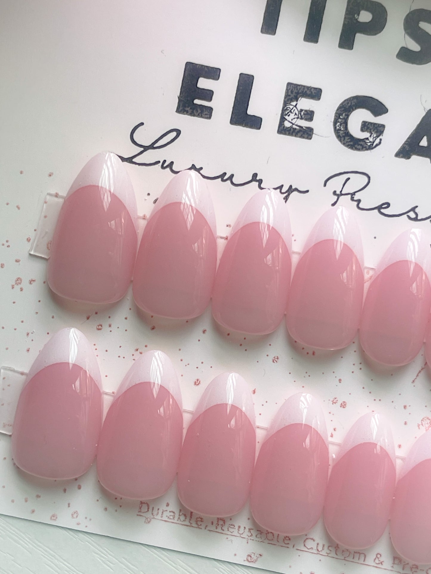 Blush Elegance | Ready to Ship Press on Nails | 32 piece set