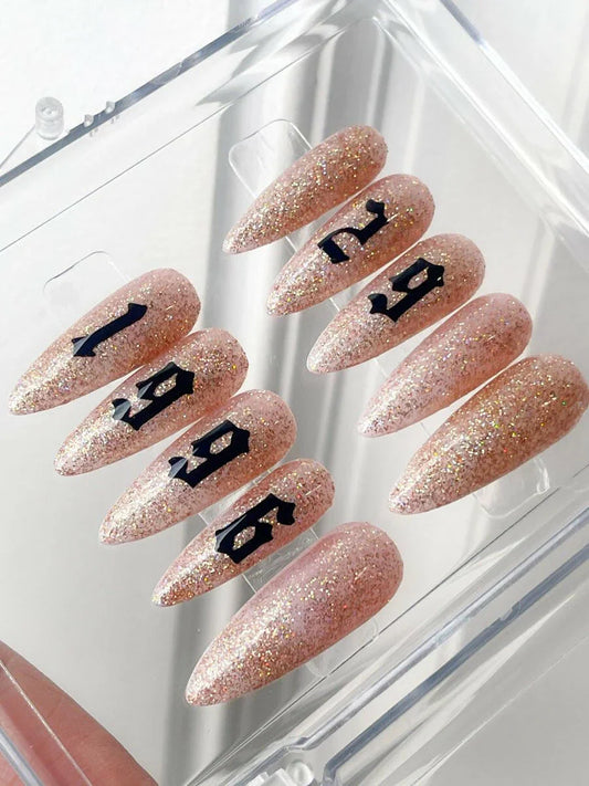 Birthday Lady | Custom Press-on Nail set - Tips of Elegance