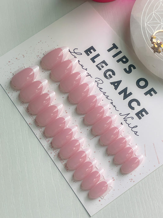 Blush Elegance | Ready to Ship Press on Nails | 32 piece set