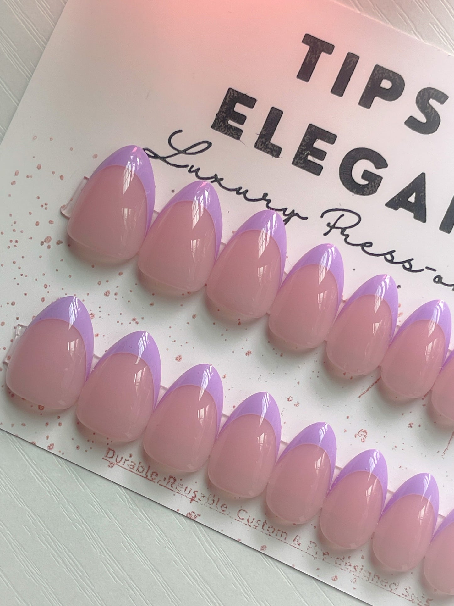 Lilac Breeze | Ready to Ship Press on Nails | 32 piece set