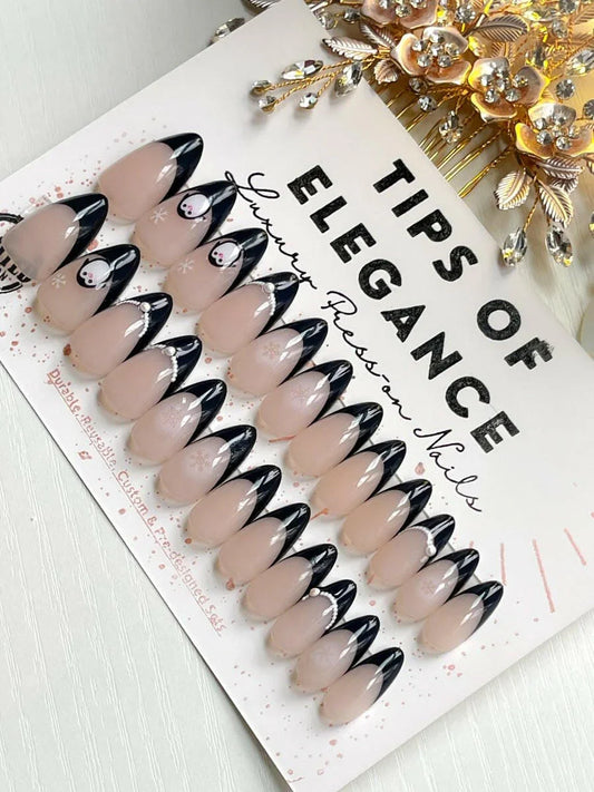 Arctic Pearl | Ready to Ship Press-on Nail set |30 piece - Tips of Elegance