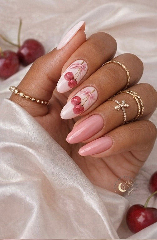 Cherry Coquette | Waterslide Nail Art Decals