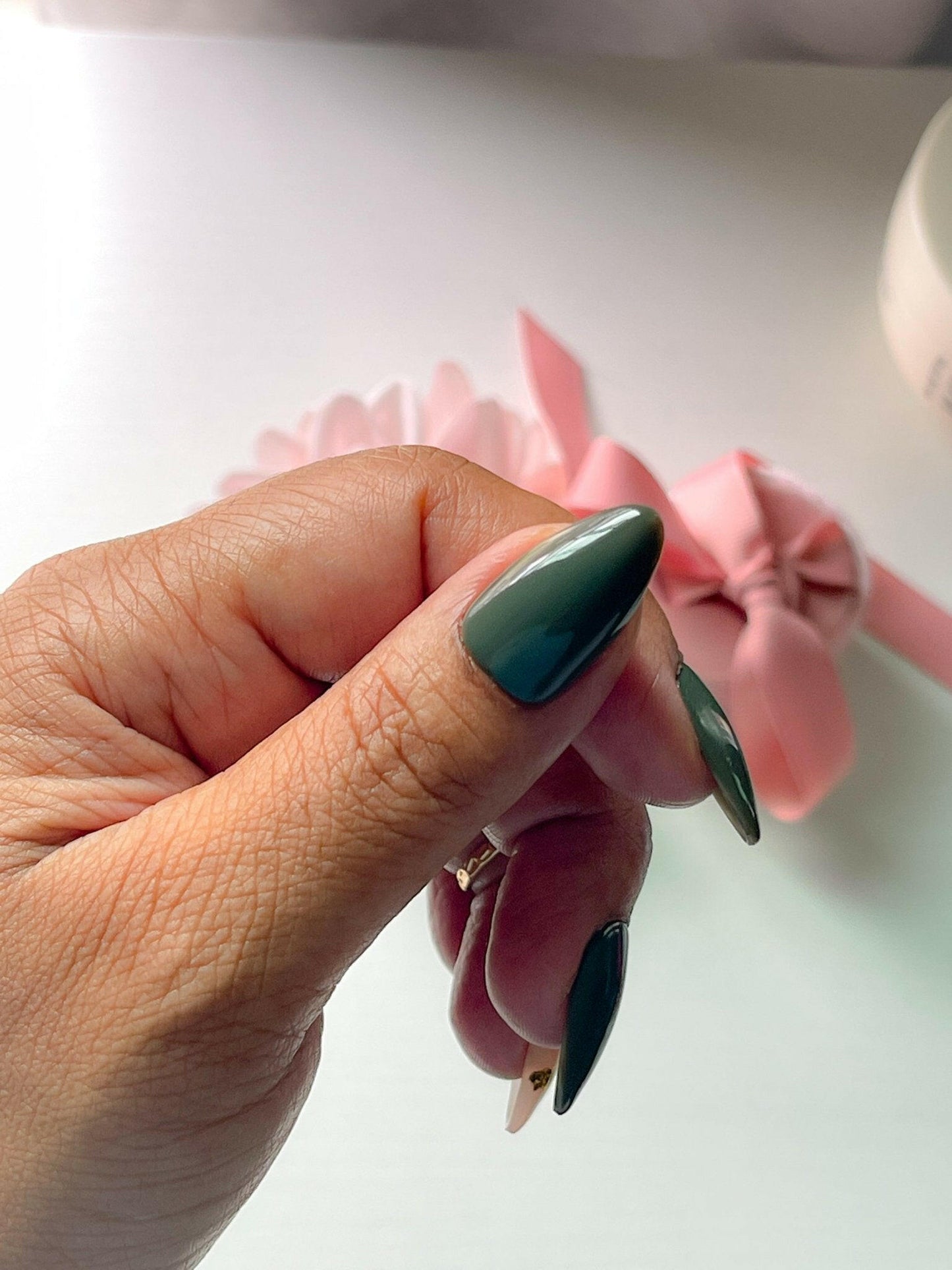 Koa | Pre-Design Custom Press-on Nail Set - Tips of Elegance