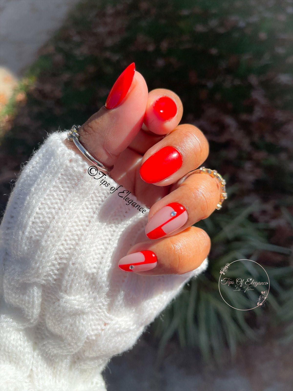 Luck Be A Lady | Handmade Press-on Nail Set - Tips of Elegance