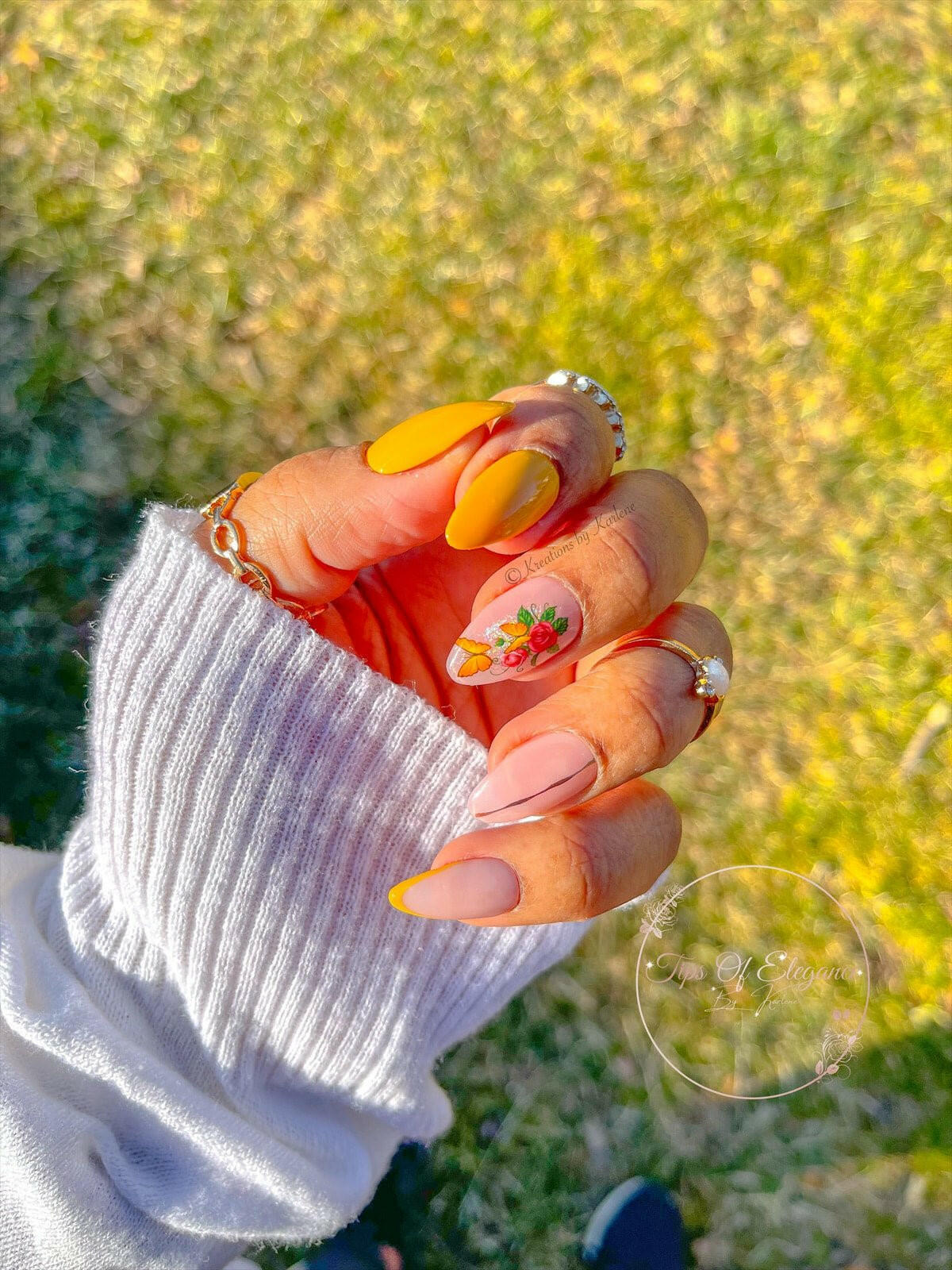 Kyra | Handmade Press-on Nail Set - Tips of Elegance