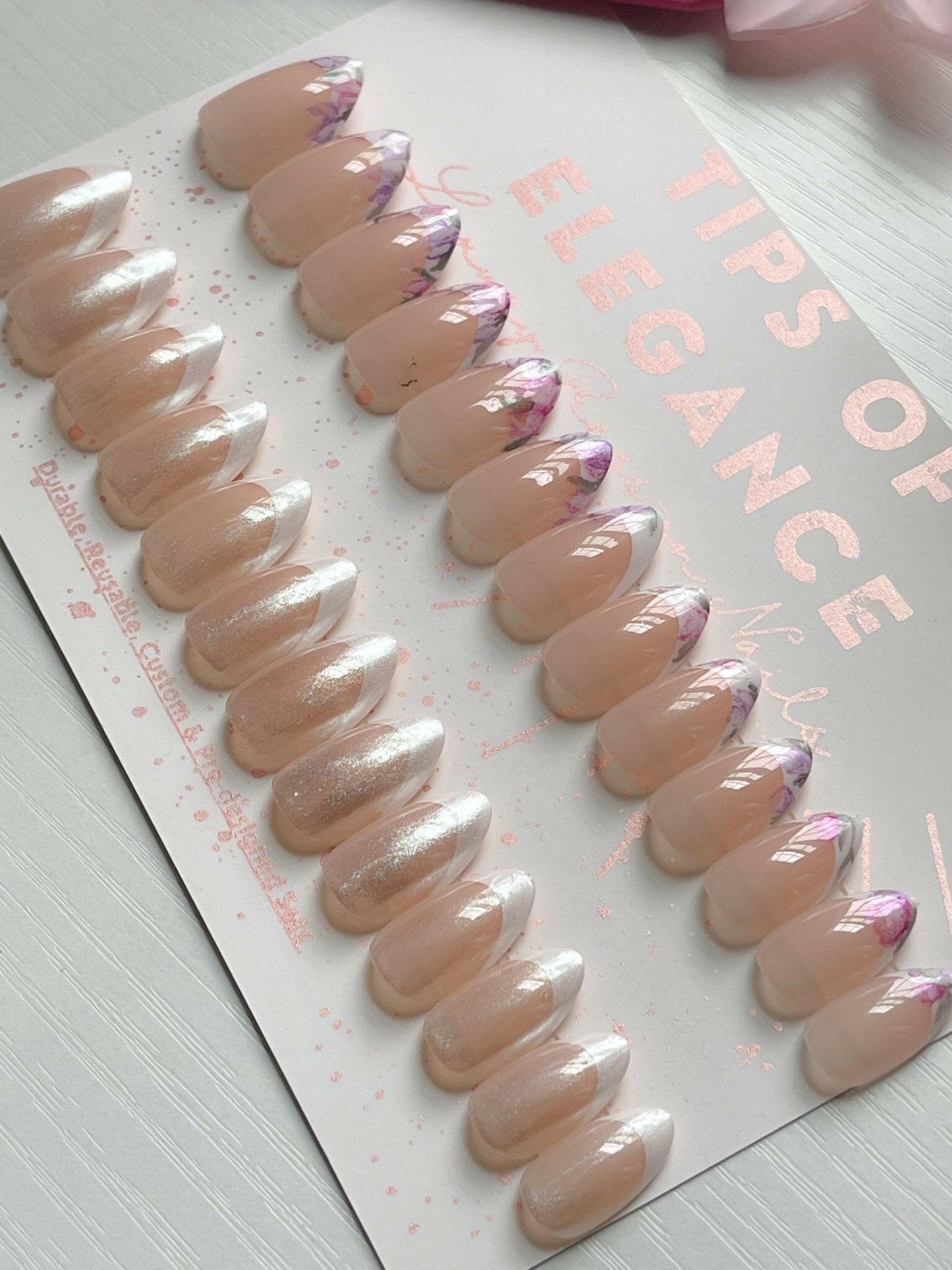Watercolors | Ready to Ship Press-on Nails | 30 piece set - Tips of Elegance