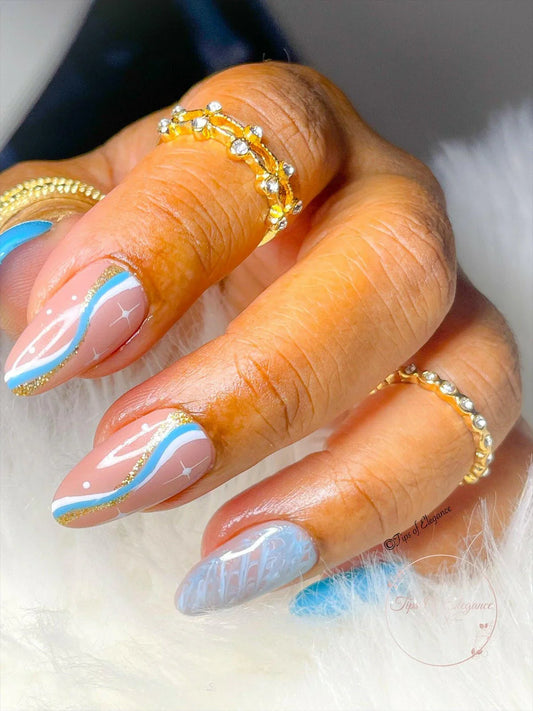 Lifted | Pre-Design Custom Press-on Nail Set - Tips of Elegance