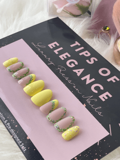 Spring Bouquet | Pre-Design Custom Press-on Nail Set - Tips of Elegance