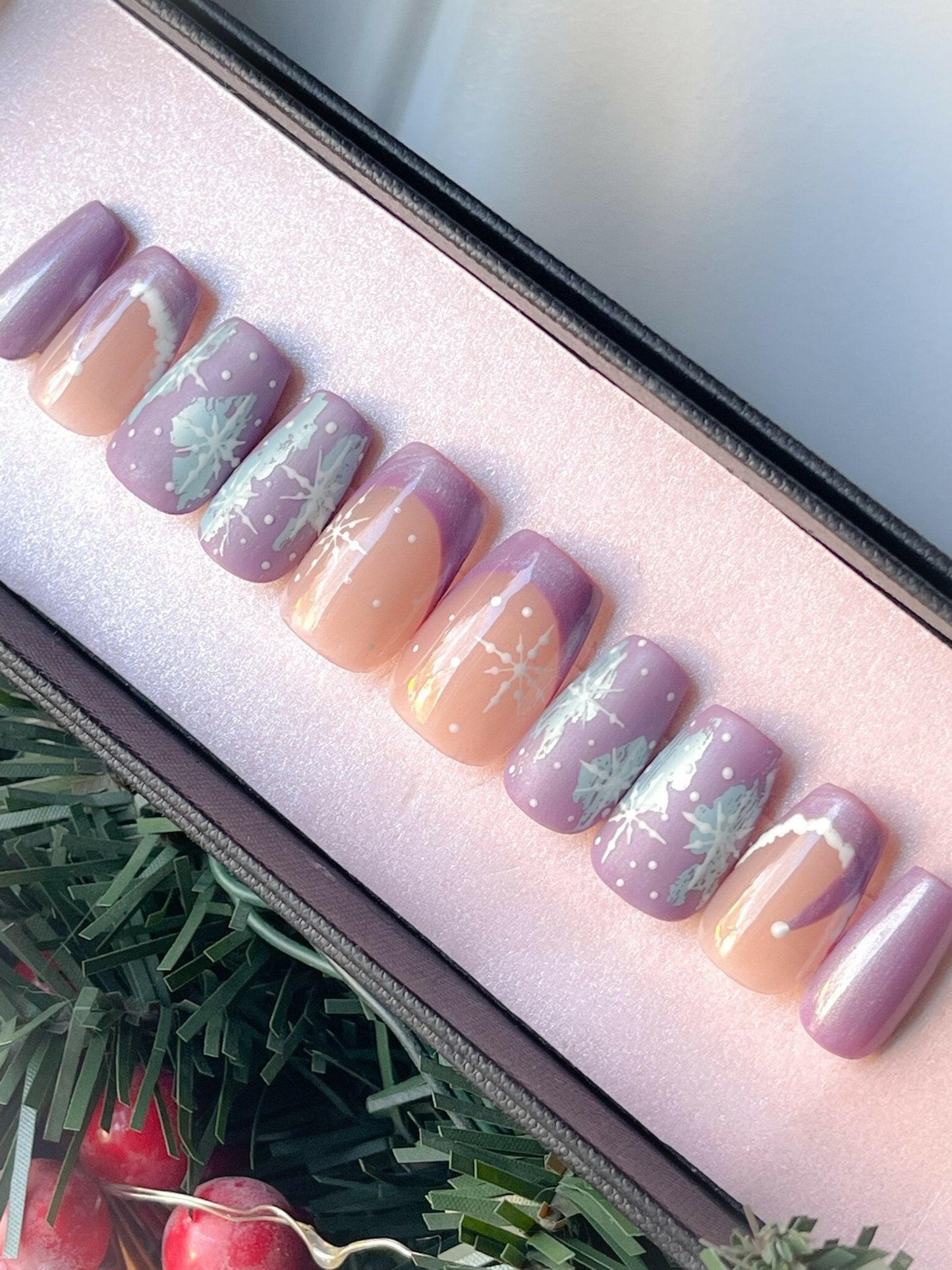 Sugar Dreams | Pre-Design Custom Press-on Nail Set - Tips of Elegance