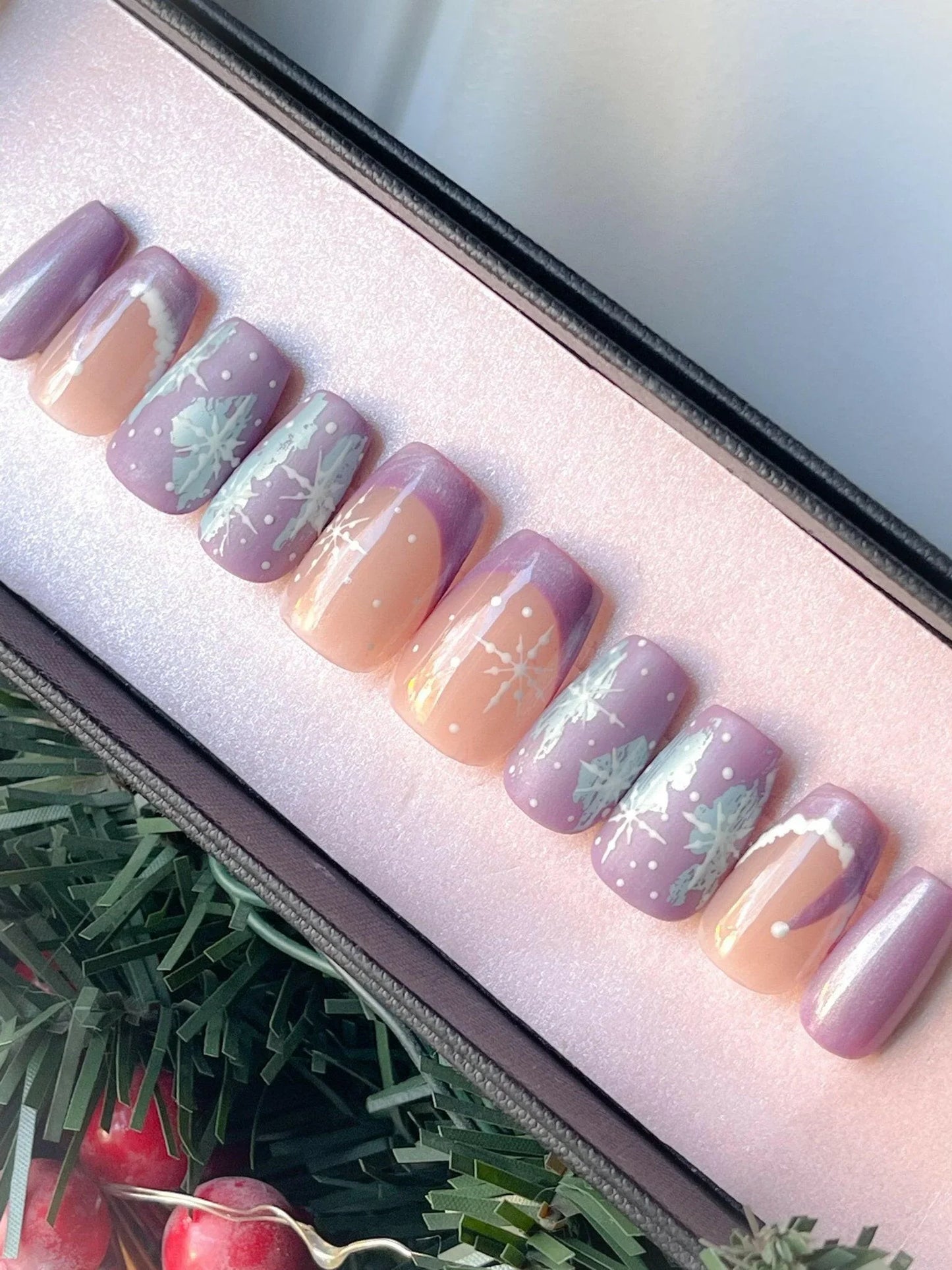 Sugar Dreams | Pre-Design Custom Press-on Nail Set - Tips of Elegance