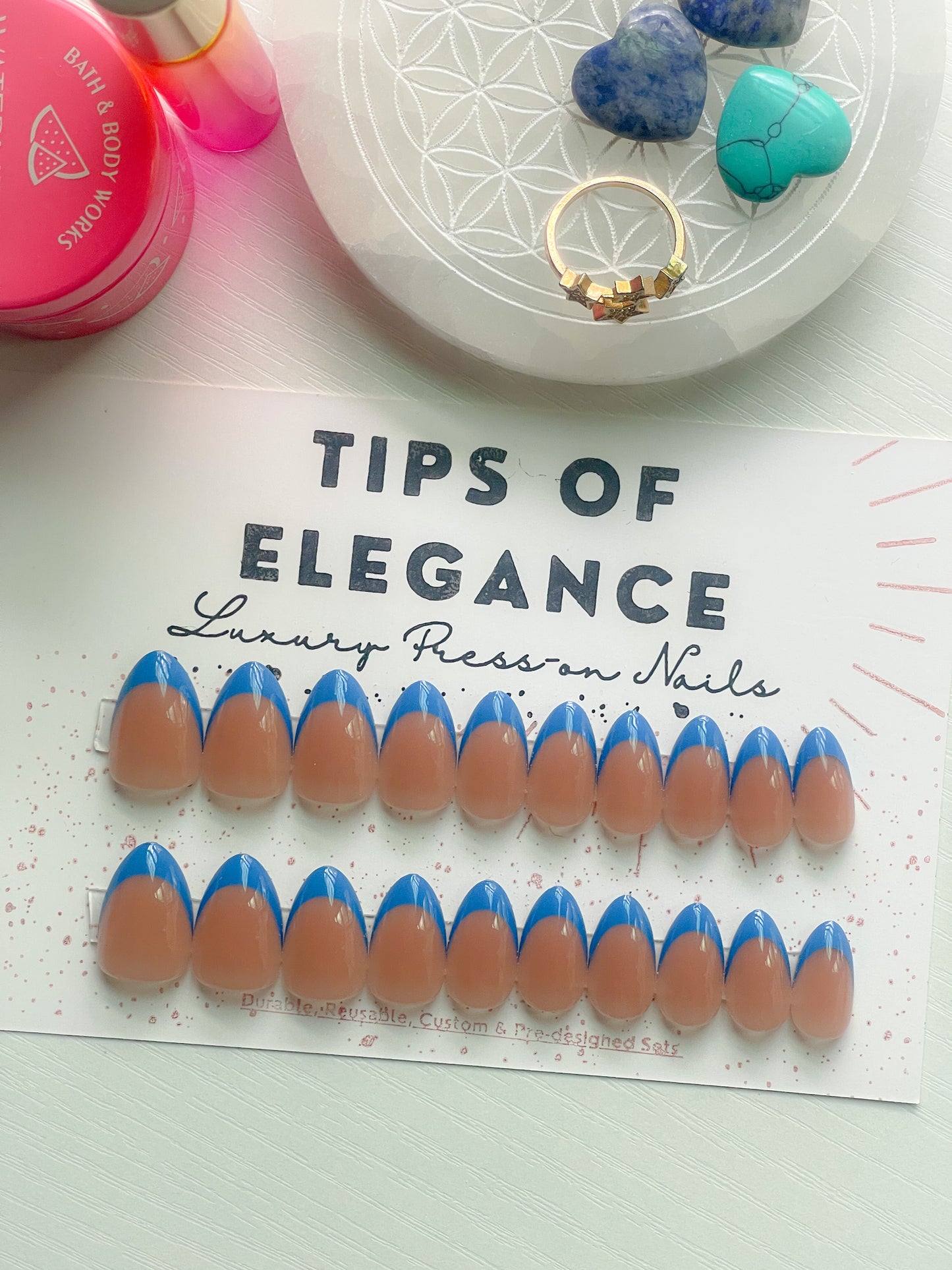 Pool Party| Ready to Ship Press on Nails | 32 piece set