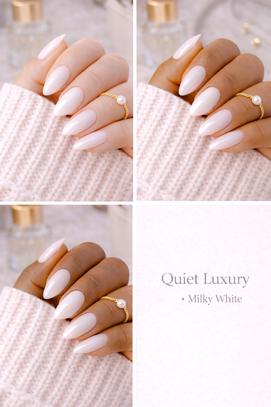 Milky White • Quiet Luxury Collection | Tips of Elegance