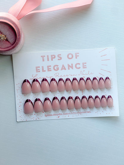 Cocoa Crème| Ready to Ship Press-on Nail set |32 piece