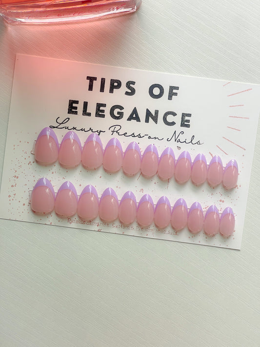 Lilac Breeze | Ready to Ship Press on Nails | 32 piece set