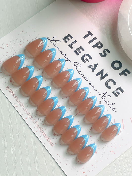 Sea Siren | Ready to Ship Press on Nails | 32 piece set
