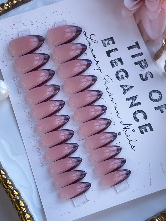 Café  Silk | Ready to Ship Press on Nails | 32 piece set