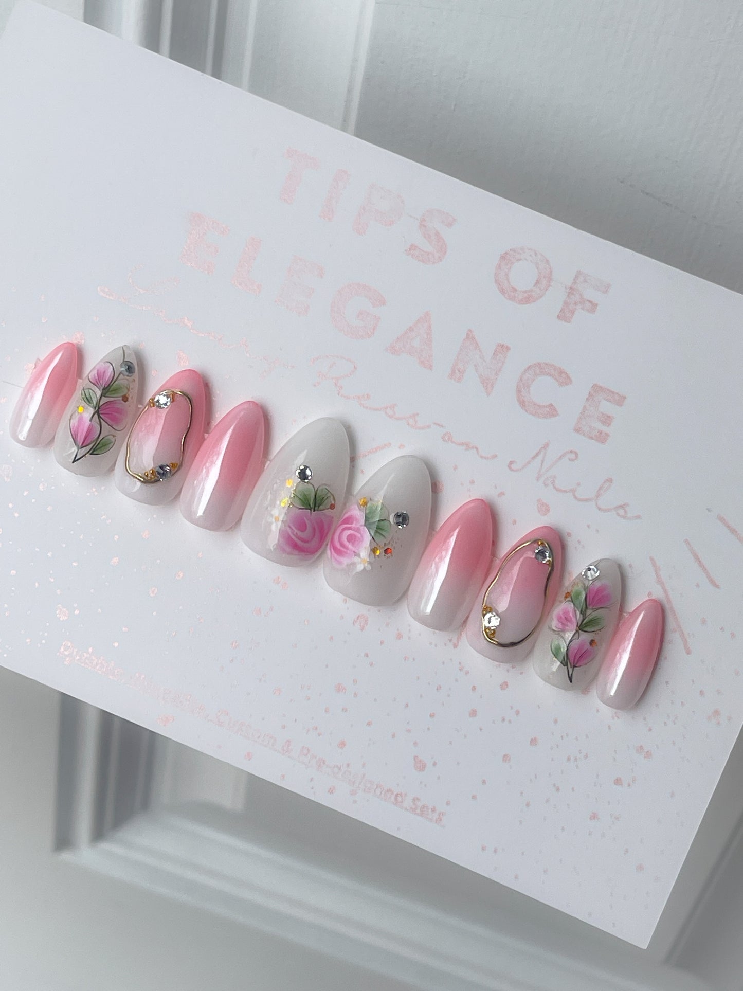 Garden of Grace | Custom Pre-Design Press on Nails