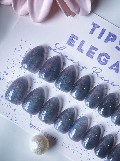 Smokey Galaxy| Ready to Ship Press on Nails | 32 piece set