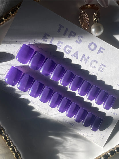 Violet Reverie| Ready to Ship Press on Nails | 32 piece set