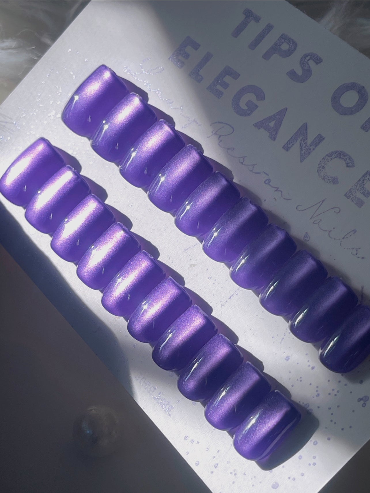 Violet Reverie| Ready to Ship Press on Nails | 32 piece set