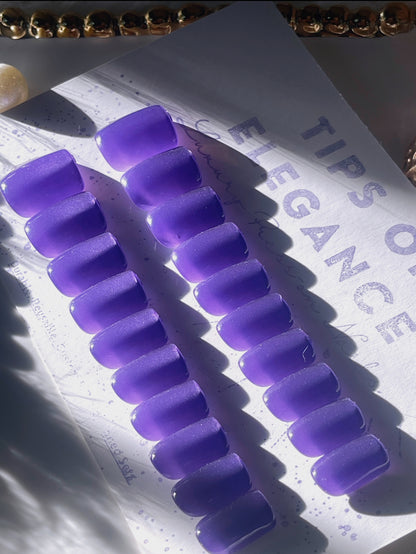 Violet Reverie| Ready to Ship Press on Nails | 32 piece set
