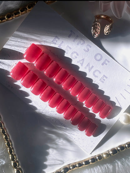 Berry Radiance| Ready to Ship Press on Nails | 32 piece set