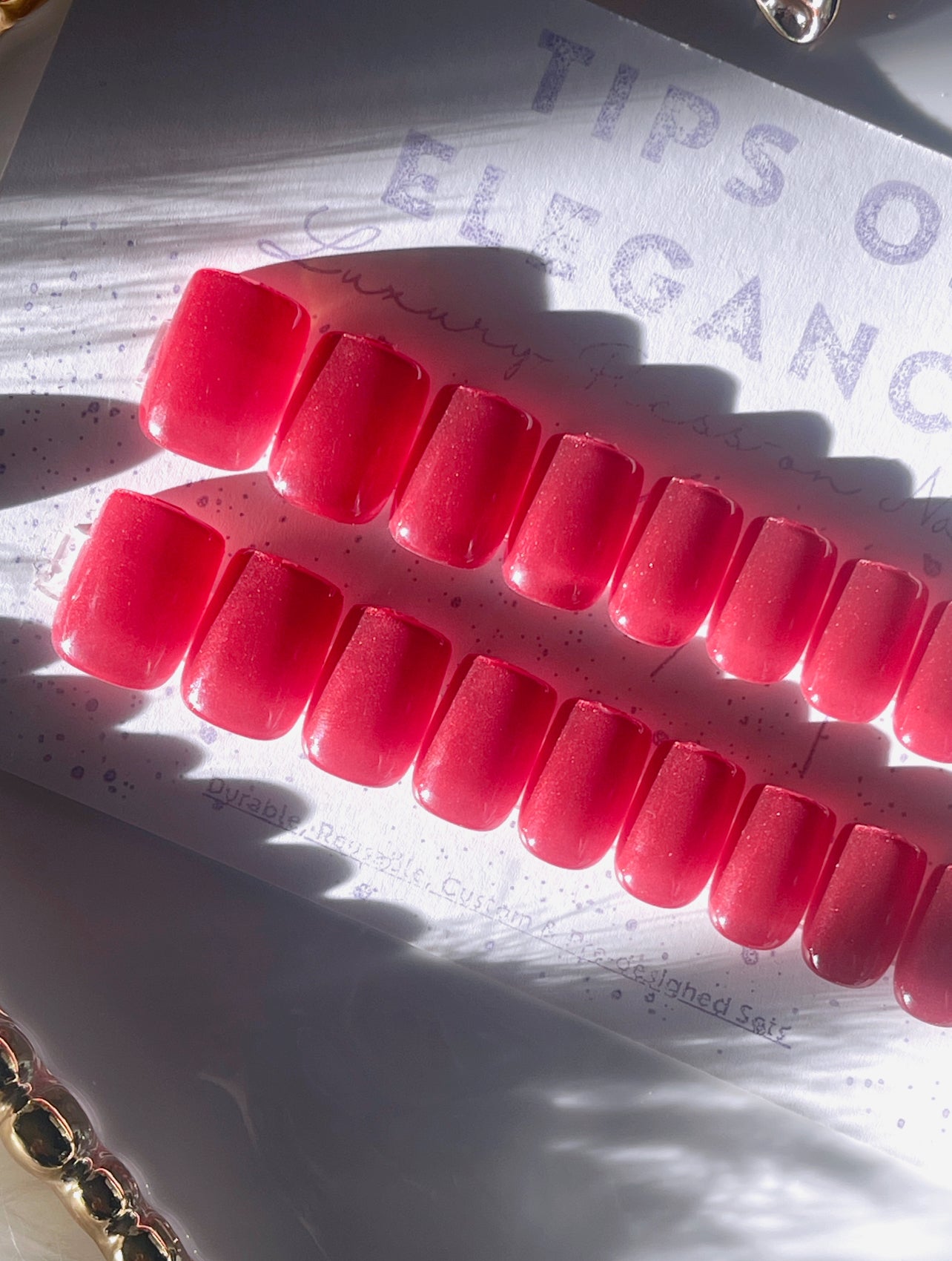 Berry Radiance| Ready to Ship Press on Nails | 32 piece set