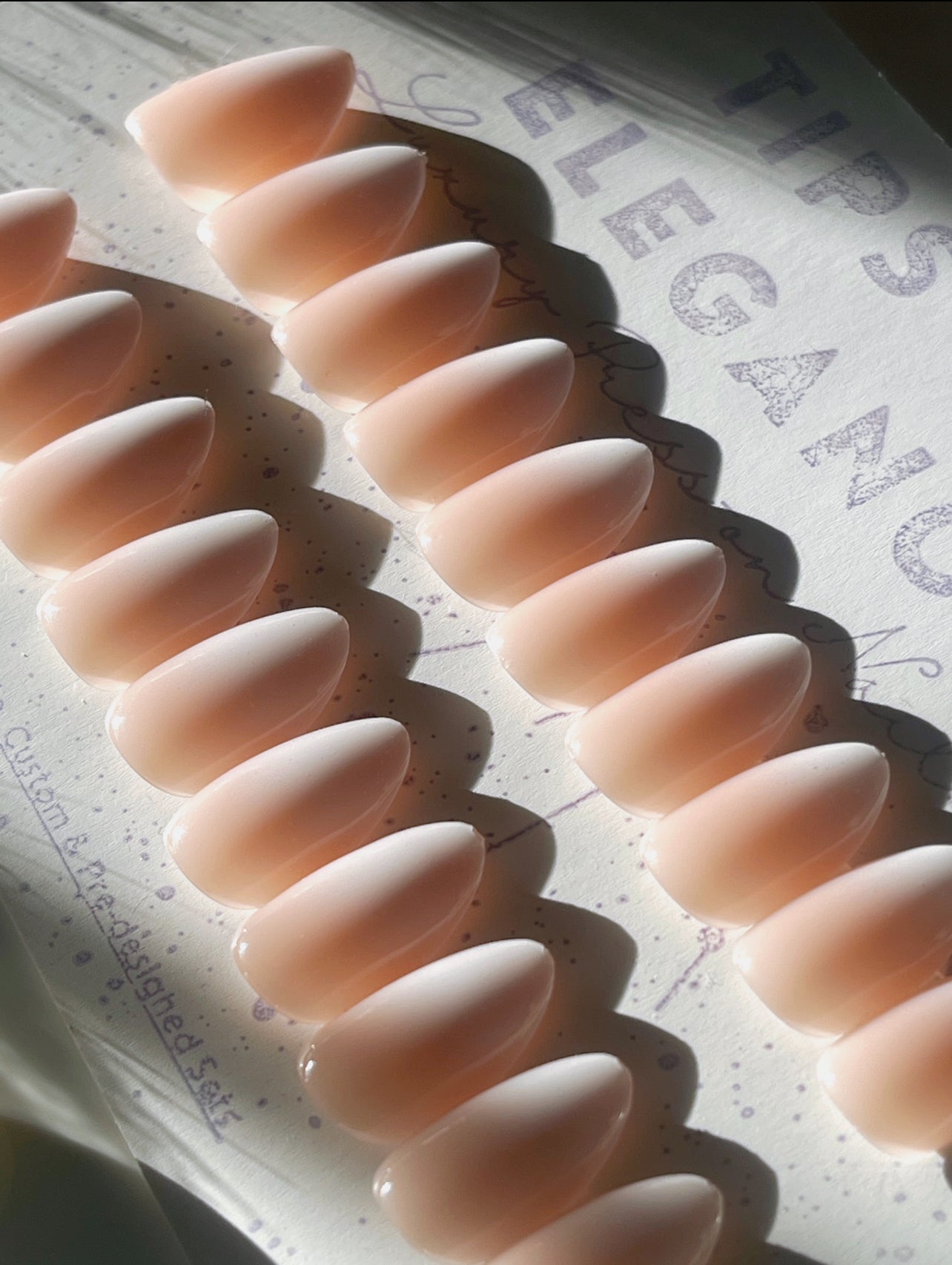Soft Veil| Ready to Ship Press on Nails | 32 piece set