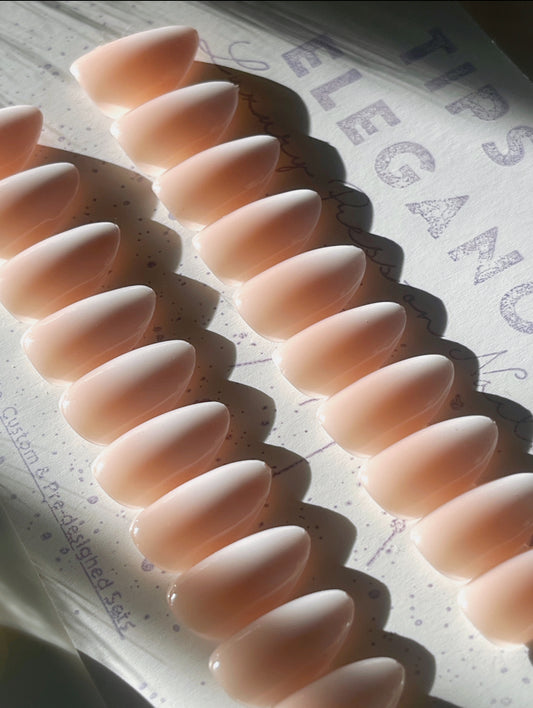 Soft Veil| Ready to Ship Press on Nails | 32 piece set