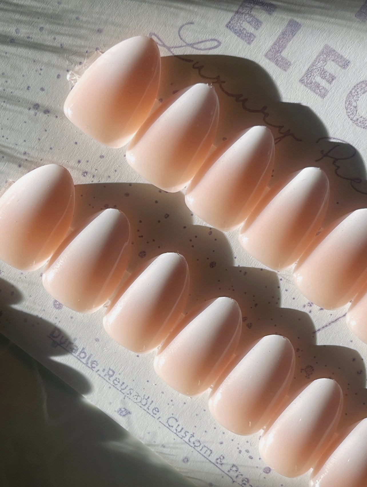 Soft Veil| Ready to Ship Press on Nails | 32 piece set