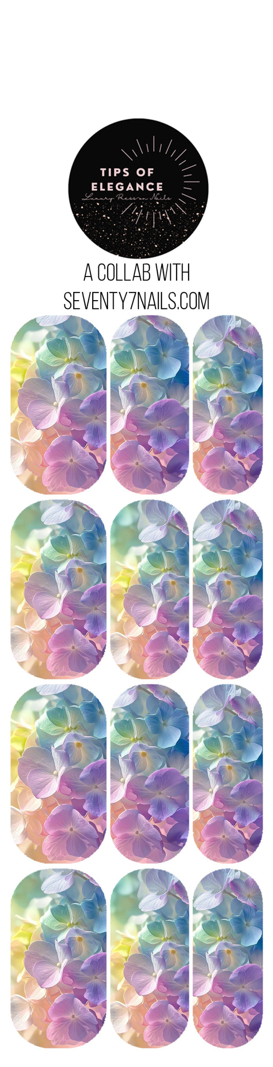 Water slide decals tips of elegance 
