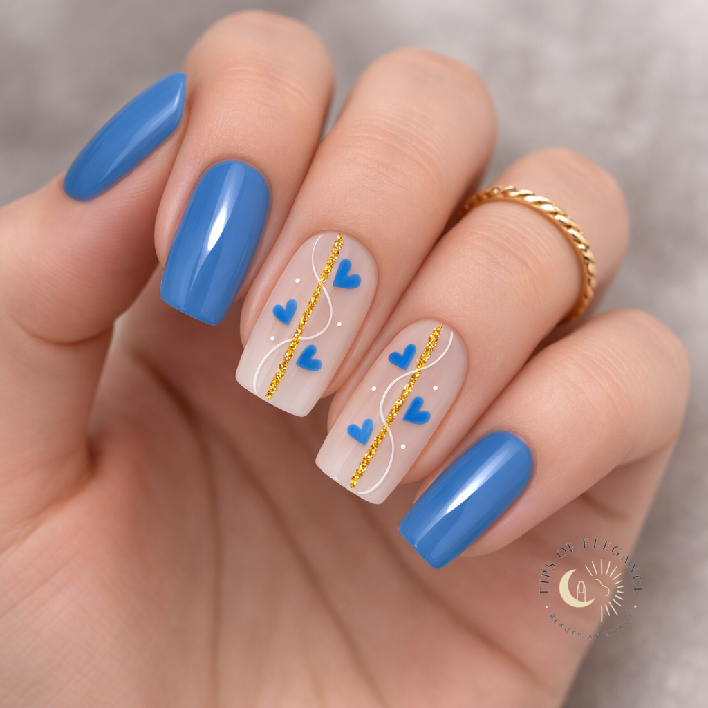 Nail Decals | Midnight Bloom | Luxury Handpainted Nail Art Decals