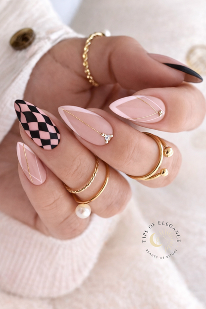 Checkmate Babe | Waterslide Nail Art Decals
