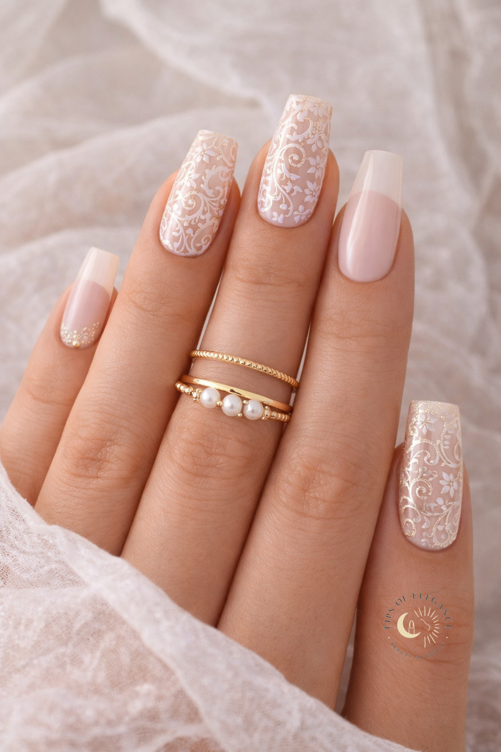 Filigree & Lace Bundle Option | Wedding Nail Art Tattoos