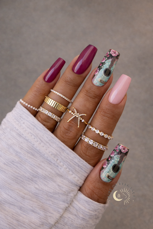 Rustic Romance | Waterslide Nail Art Decals