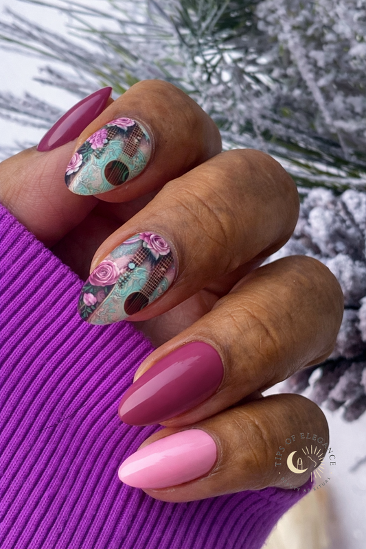 Rustic Romance | Waterslide Nail Art Decals