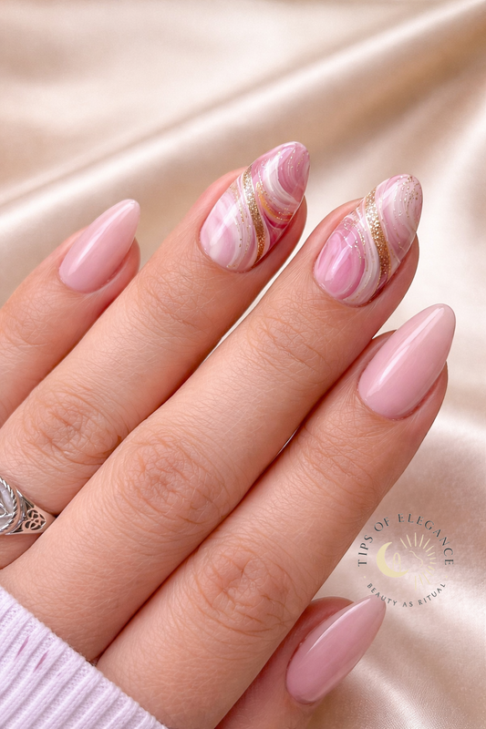 Rosé Waves | Waterslide Nail Art Decals