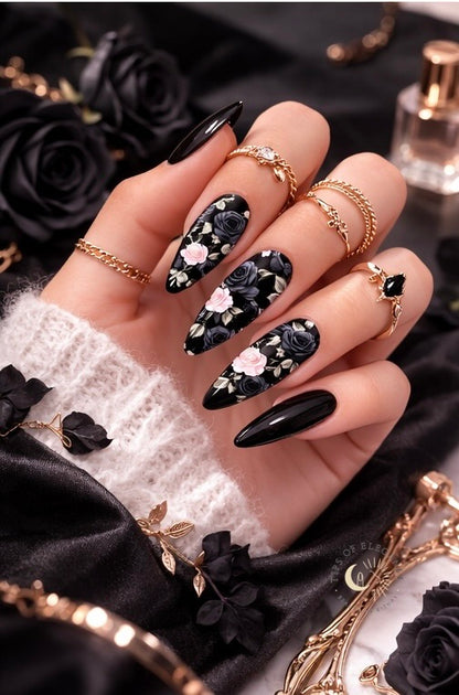 Dark Garden | Waterslide Nail Art Decals