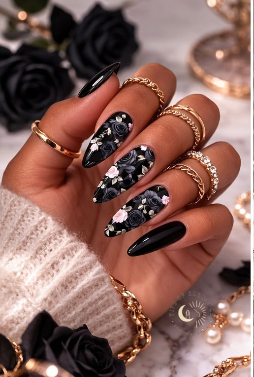 Dark Garden | Waterslide Nail Art Decals