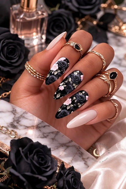 Dark Garden | Waterslide Nail Art Decals