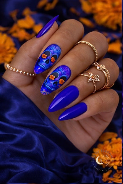 Skulls In Bloom | Waterslide Nail Art Decals
