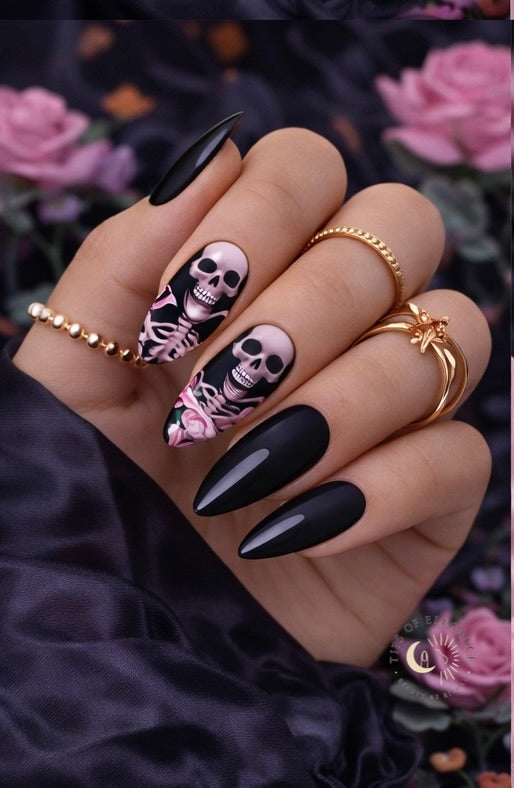 Roses & Bones | Waterslide Nail Art Decals