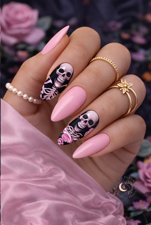 Roses & Bones | Waterslide Nail Art Decals