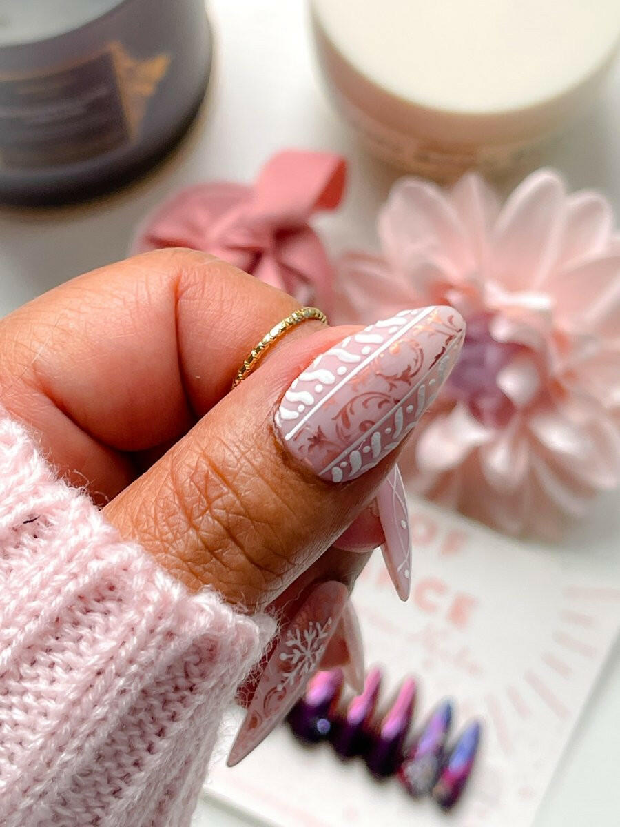 Elegant Bridal Nails Crafted with Care