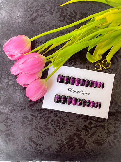 Cat I | Ready to Ship Press-on Nails | 20 piece set - Tips of Elegance