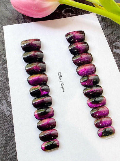 Cat I | Ready to Ship Press-on Nails | 20 piece set - Tips of Elegance