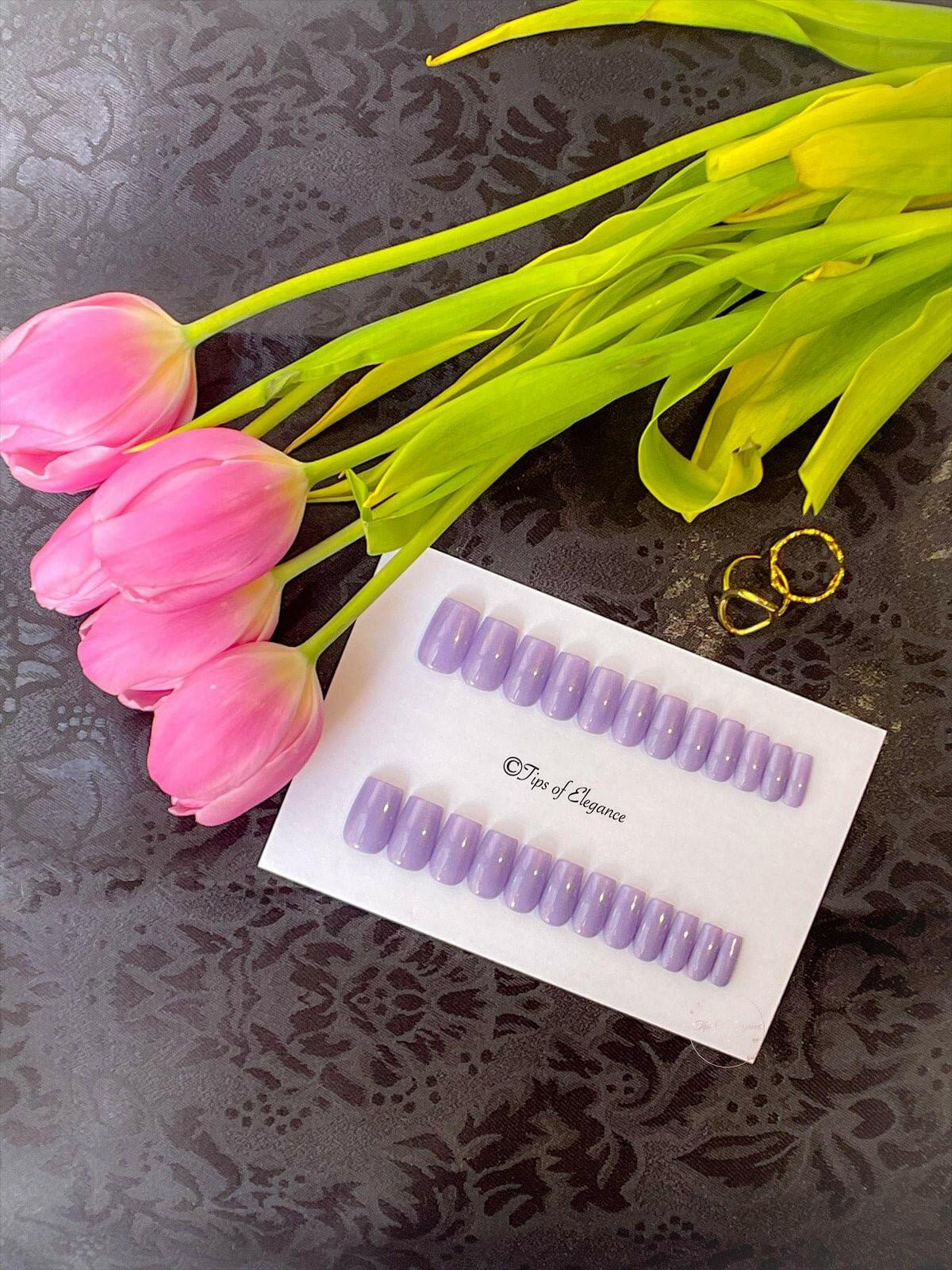 Purple Haze | Ready to Ship Press-on Nails | 24 piece set